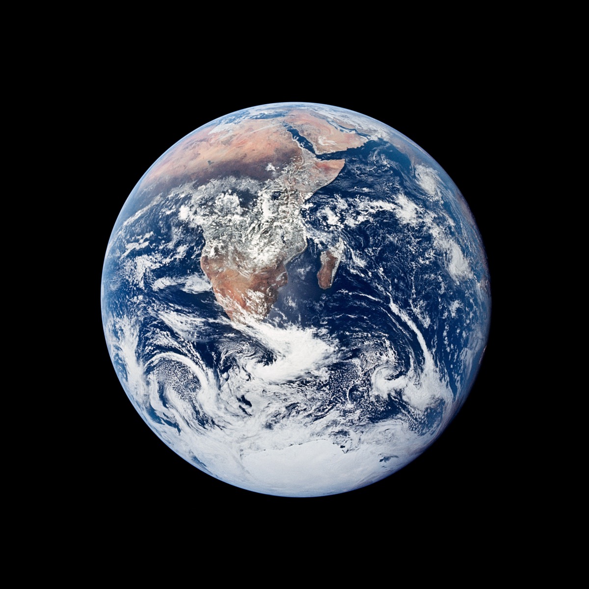 Full-disk image of Planet C, unlabeled